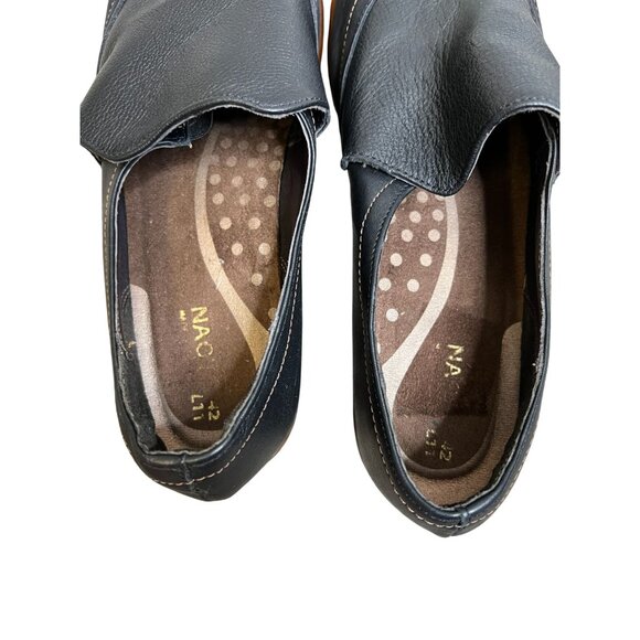 Naot Shoes Angin Loafer Womens Size 42 US 11-11.5 Black Suede Leather Slip On - Picture 11 of 14